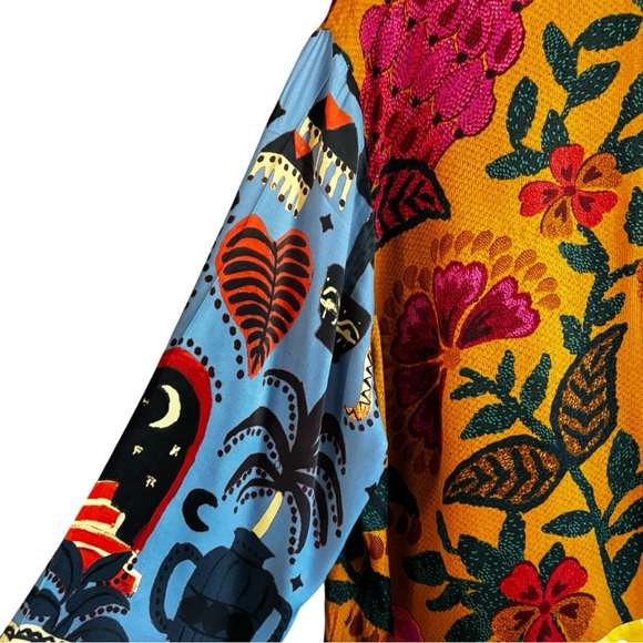 FARM Rio Colorful Jungle Print Long Sleeve Dress - Picture 7 of 15